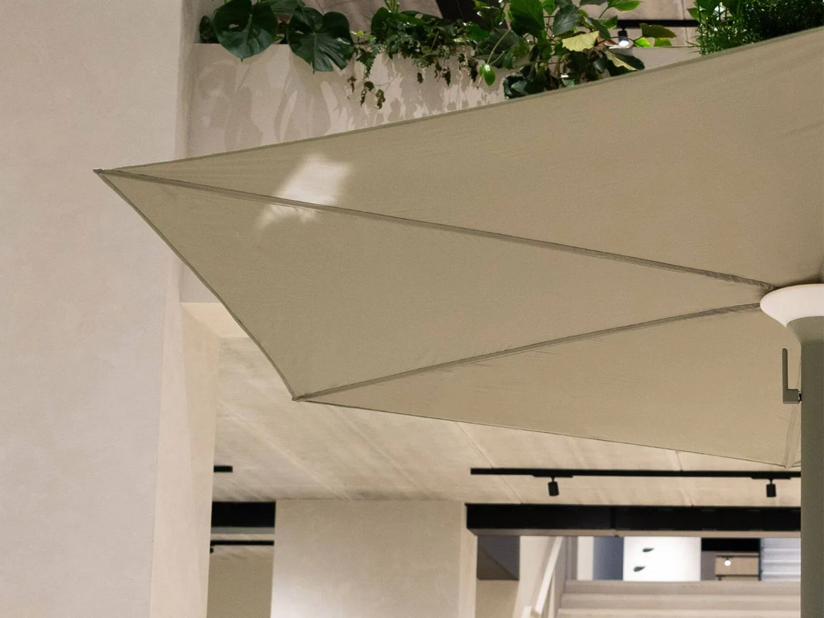 Vista lateral angular do tecido do Anamon